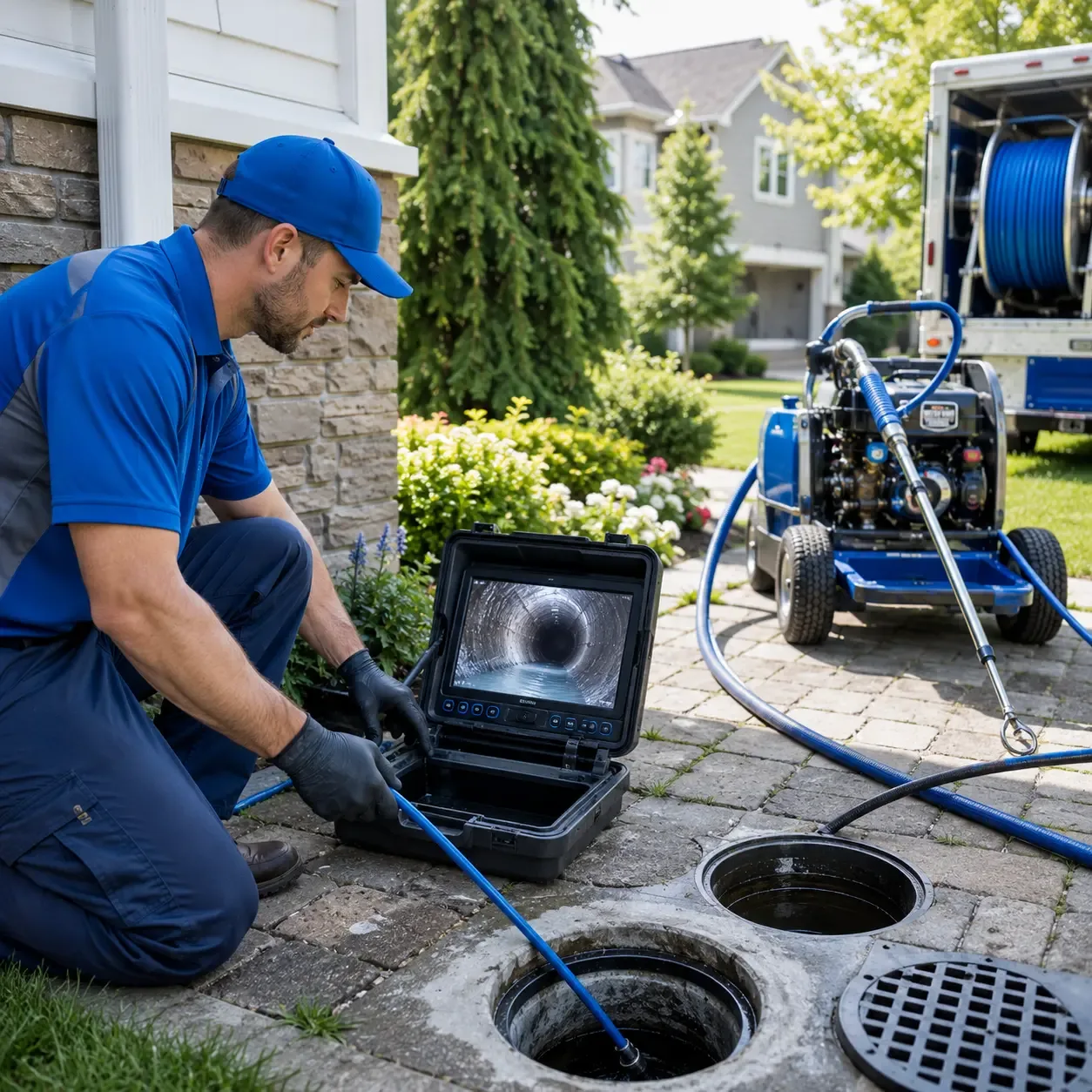 Outdoor drain cleaning professionals serving Lewisburg, PA